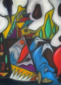 Luis Athouguia portuguese artist paintings