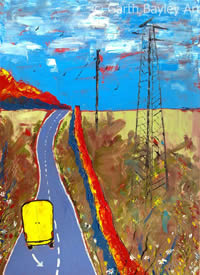 Garth Bayley united kingdom artist oil paintings