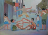 Ernesto Dela Cruz United States artist oil paintings