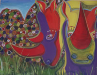 south african artist Erika Gerber oil paintings