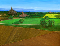 Khin Win Kyi KWK) singapore artist paintings