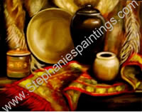 Stephanie Maloof Tsalagas united states artist oil paintings