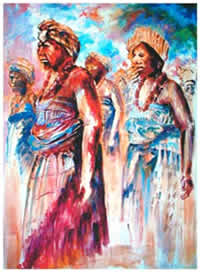 south african artist razak awofeso paintings