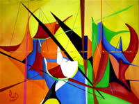 Paul Bonnie-Kent italian artist oil paintings