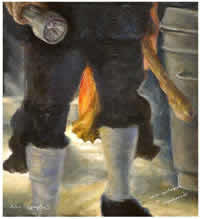 south african artist john campbell oil paintings