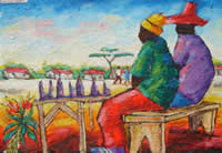 Nicky Chovuchovu paintings