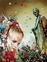 di vogo dragan ilic serbian artist oil paintings