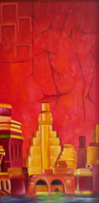 south african artist Tanya Johnson oil paintings