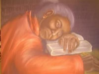 Gilly Ka Mangena oil painting south african artist