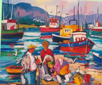 oil painting by south african artist Isabel Le Roux