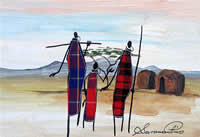 Sarah Martins kenyan artist oil paintings