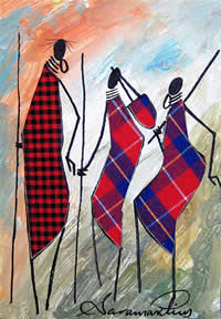 Sarah Martins kenyan artist oil paintings