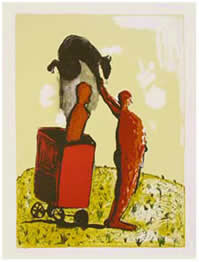 paintings south african artist colbert mashille