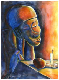 paintings by hosea matlou