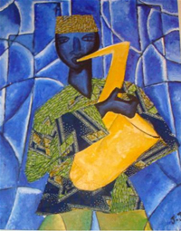 Joanna Mbeke united states artist paintings