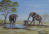 oil painting by south african artist Susan Nind-Barrett