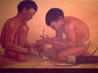 Mike John Parkes oil paintings south african artist