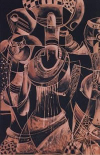 nico phooko paintings south african artist