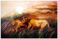 annie pigott silk paintings south african artist