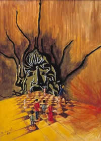 Guy Savel french artist oil paintings