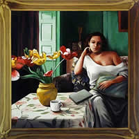 nina van der westhuizen south african artist oil paintings