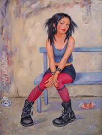 marina zobova czech republic artist oil paintings