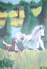 south african artist Lydia Ehlers paintings