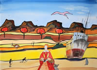 south african artist Richard Hickman oil paintings