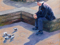 south african artist Louis Hiemstra paintings