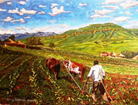 south african artist Henry Jackman paintings