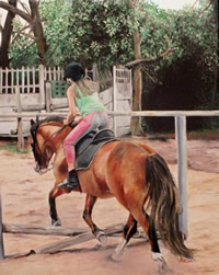 south african artist Anet Louw oil paintings