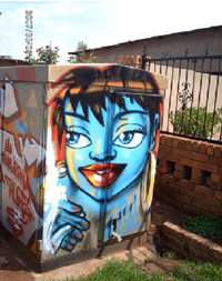 south african artist themba malaza paintings