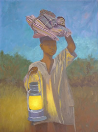 south african artist Aboo Mohamed paintings