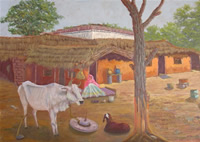 south african artist Aboo Mohamed paintings