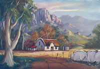 south african artist June Nell paintings