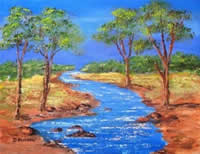 south african artist Dirk Rossouw paintings