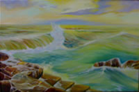 south african artist Andrew Sanan oil paintings