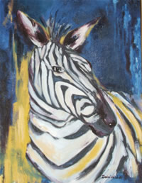 south african artist Desir&eacute; van der Walt paintings