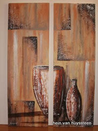 south african artist Hein Van Huyssteen paintings