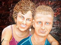 south african artist Rina Van Vuuren oil paintings