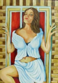 south african artist Rina Van Vuuren oil paintings