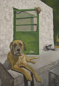 south african artist Marie Visser oil paintings